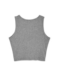 Smocked Cropped Tank Top