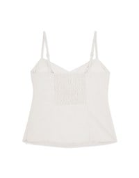 Hollow Shape Thin Shoulder Tank Top(With Padding)