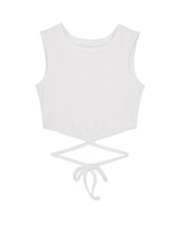 Cutout Tie Tank Top