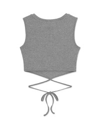 Cutout Tie Tank Top