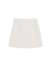 Plain Minimalist Irregular Skirt