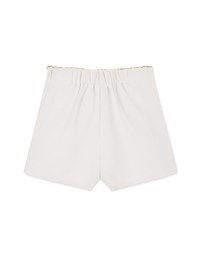 Chic Gold Chain Double Pocket Shorts