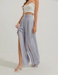 Sheer Scratch Slit Pants