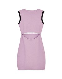 Cutout Waist Knit Dress