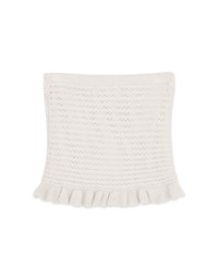 Flat Lace Knit Vest (With Padding)