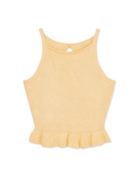 Slim Shoulder Knitted Fishtail Vest (With Padding)