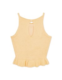 Slim Shoulder Knitted Fishtail Vest (With Padding)