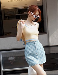 Two-Piece Knit Top