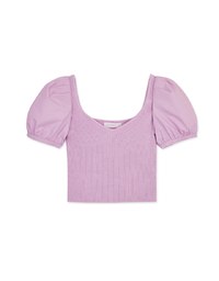 2WAY Detachable Sleeve Knitted Top