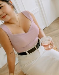 Airy Cool Tank Top (With Padding)