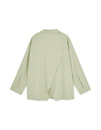 Plain Chiffon Lapel Blouse