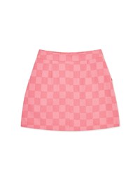 CheckerBoard Denim Skirt