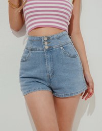 Breezy Cooling No Filter Slimming Denim Shorts