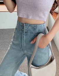 Perfect Waistline Comfort Denim Pants