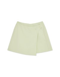 Edgy Chic Side Buttoned Skort