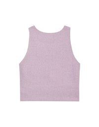 Ribbed Crop Tank Top (With Padding)