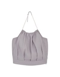 Pearl Chain Halter Top (With Padding)