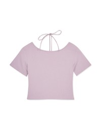 Halter Neck Scrunch Crop Top