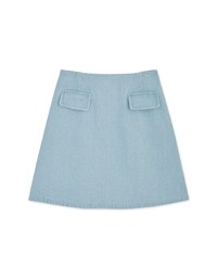 High Waist Denim Skirt