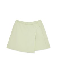 Edgy Chic Side Buttoned Skort