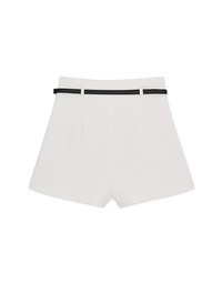 Arc Pleated Shorts (With Belt)