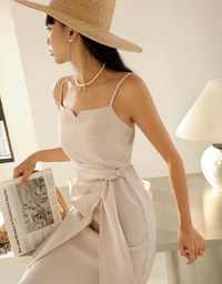 Casual Strappy Thin Shoulder Maxi Dress