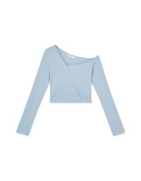 One-Shoulder Long Sleeved Top (with padding)