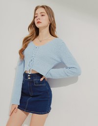 Mermaid Waistline Denim Skirt