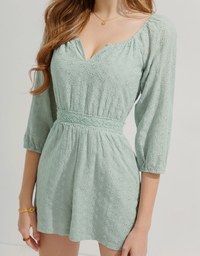 V-Neck Lace Jumpsuit