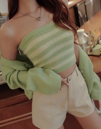 Macaron Loose Knitted Suit