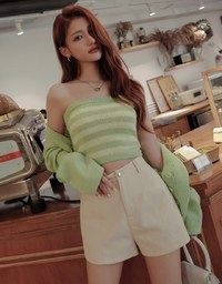 Macaron Loose Knitted Suit