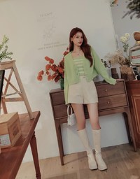 Macaron Loose Knitted Suit