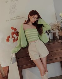 Macaron Loose Knitted Suit