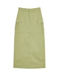 【SHIUAN'S DESIGN】Detachable Workwear Maxi Skirt