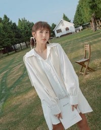 【ᴍᴇɪɢᴏ's Design】Boyfriend’s Style Loose Shirt Dress