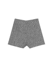 Textured Woolen Elastic Shorts