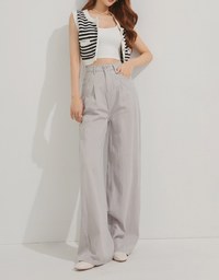 Floor-Length Denim Wide Pants