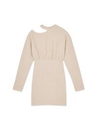 Sexy Side Hollow Knit Mini Dress