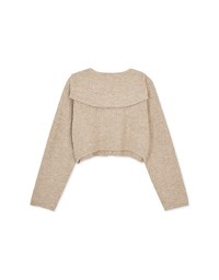 Soft Back Collar Knitted Top