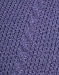 V-Neck Vertical Stripe Knitted Top