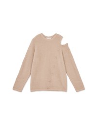 Mohair Hollow Long Knitted Top