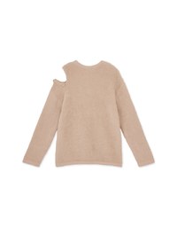 Mohair Hollow Long Knitted Top