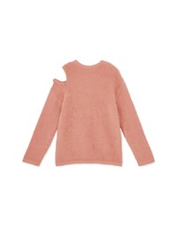 Mohair Hollow Long Knitted Top