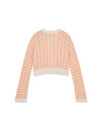 Argyle Plaid Knitted Top