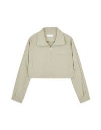 Edgy Smart Lapel Zip Top