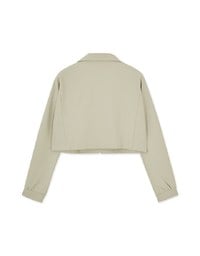 Edgy Smart Lapel Zip Top