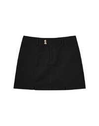 Double Breasted Twill Skirt