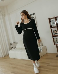 Halter Neck Hollow Knitted Maxi Dress