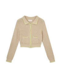 Très Chic Color Knitted Jacket