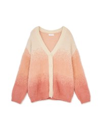 Romantic Ombre Knitted Cardigan